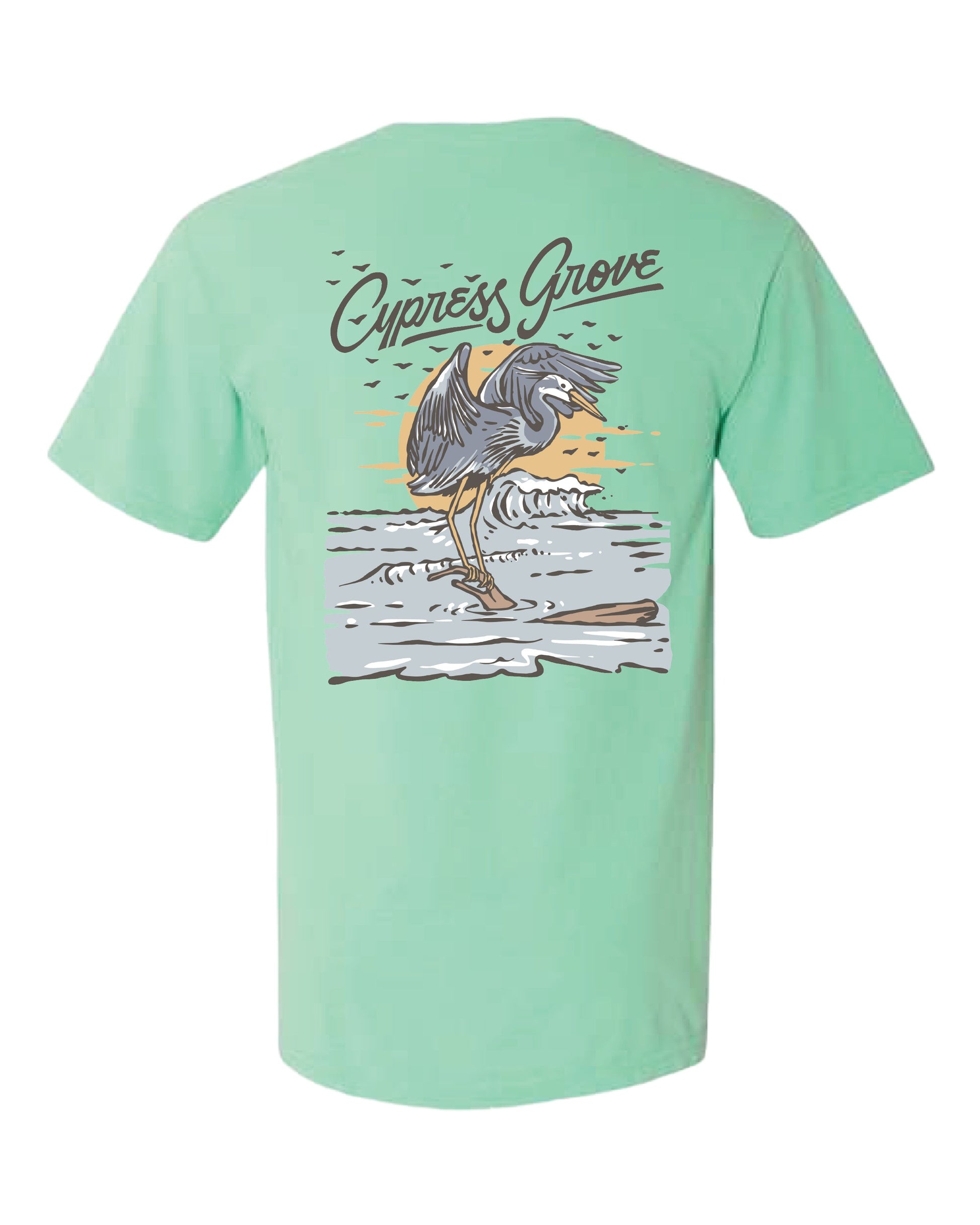 Blue Heron SS T-Shirts - Cypress Grove Apparel - T-Shirt